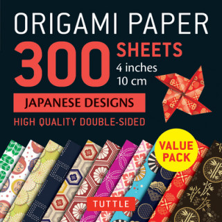 Naptár/Határidőnapló Origami Paper 300 sheets Japanese Designs 4" (10 cm) 