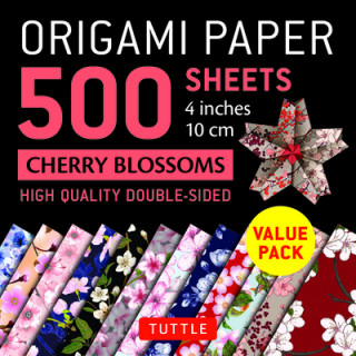 Papírszerek Origami Paper 500 sheets Cherry Blossoms 4 Tuttle Publishing