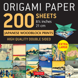 Calendar / Agendă Origami Paper 200 sheets Japanese Woodblock Prints 8 1/4" 