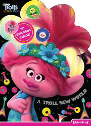 Книга DreamWorks Trolls World Tour: Heart & Troll: Look and Find [With 30 Stickers] 