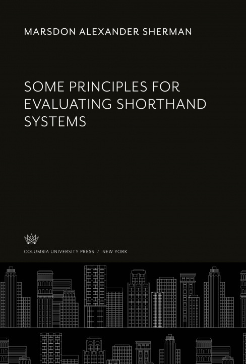 Livro Some Principles for Evaluating Shorthand Systems 