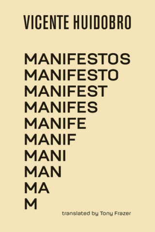 Buch Manifestos Vicente Huidobro