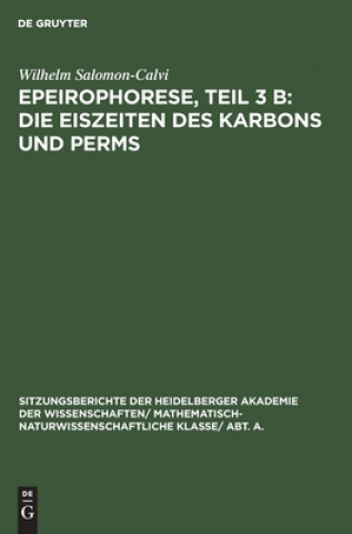 Knjiga Epeirophorese, Teil 3 B: Die Eiszeiten Des Karbons Und Perms 