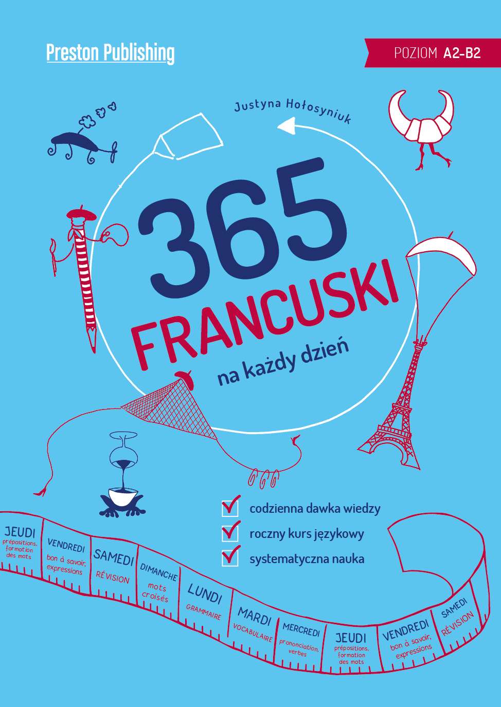 Kniha Francuski 365 na każdy dzień Hołosyniuk Justyna
