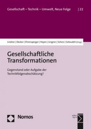 Kniha Gesellschaftliche Transformationen Ralf Lindner