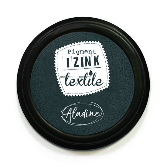 Papírenské zboží Razítkovací polštářek na textil IZINK textile - šedý 