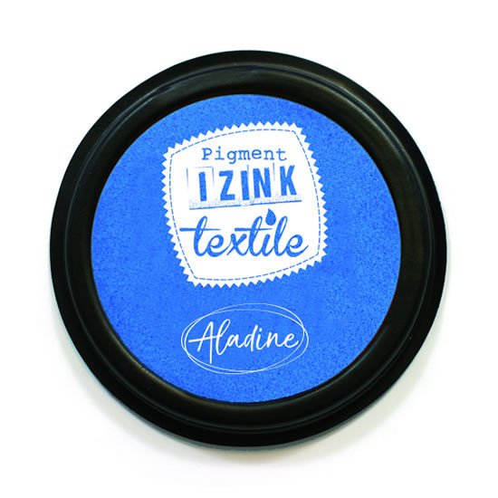 Papírenské zboží Razítkovací polštářek na textil IZINK textile - nebeská modrá 