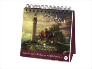 Calendar / Agendă Kinkade Aufstell-Postkartenkalender - Kalender 2021 Thomas Kinkade