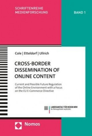 Könyv Cross-Border Dissemination of Online Content Mark D. Cole