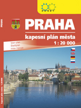 Tlačovina Praha kapesní plán města 