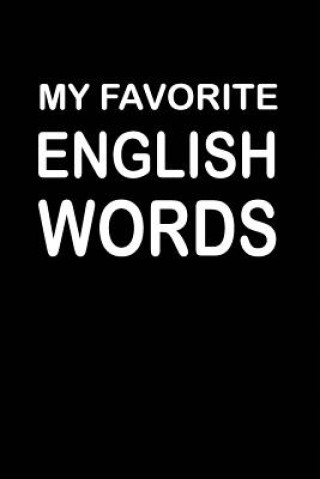 Kniha My Favorite English Words Cliffview Books