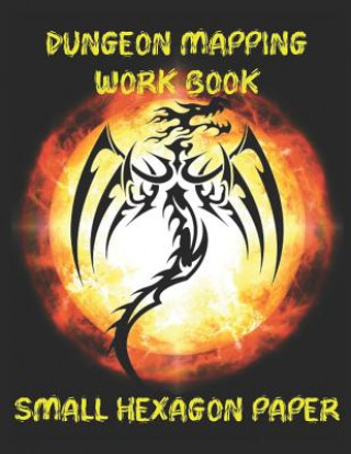 Książka Dungeon Mapping Workbook: Small Hexadecimals Kennedysask Creations