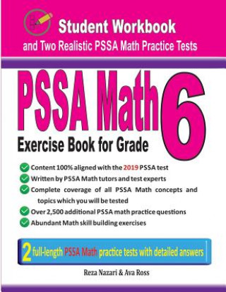 Kniha Pssa Math Exercise Book for Grade 6: Student Workbook and Two Realistic Pssa Math Tests Ava Ross