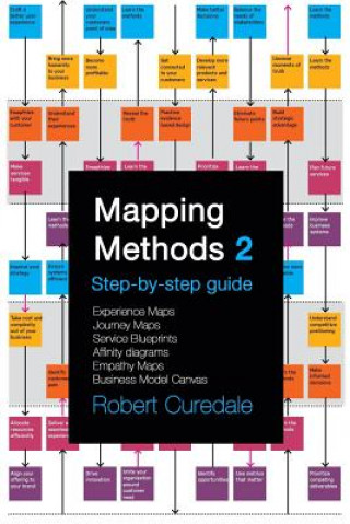 Βιβλίο Mapping Methods 2: Step-by-step guide Experience Maps Journey Maps Service Blueprints Affinity Diagrams Empathy Maps Business Model Canva Robert Curedale