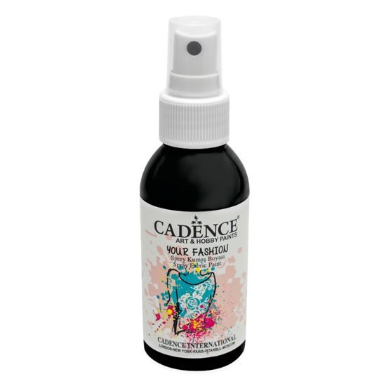 Papírszerek Textilní sprej Cadence - černá / 100 ml 