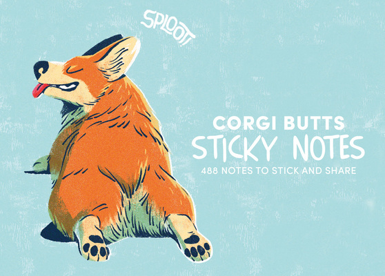 Book Corgi Butts Sticky Notes 