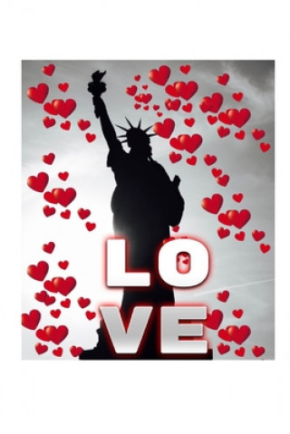 Carte Statue Of Liberty Valentine's heart creative blank love journal SIR MICHAEL HUHN