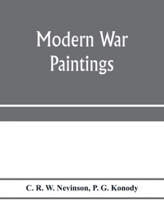 Knjiga Modern war; paintings C. R. W. NEVINSON