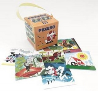 Gra/Zabawka Pexeso v krabičce s úchopem Pohádky Z. Milera 