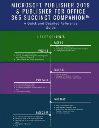 Kniha Microsoft Publisher 2019 & Publisher for Office 365 Succinct Companion(TM): A Quick and Detailed Reference Guide Succinct Companion