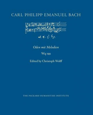 Kniha Oden mit Melodien, Wq 199 Carl Philipp Emanuel Bach