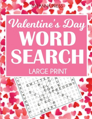 Kniha Valentine's Day Word Search Large Print 