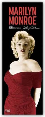 Hanganyagok Marilyn Monroe 2021 Slimline Btuk Calendar 