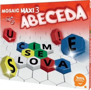 Joc / Jucărie Mozaika Maxi/3 Abeceda 110ks v krabici 