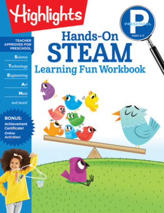 Книга Preschool Hands-On Steam Learning Fun Workbook 