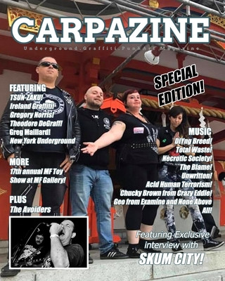 Book Carpazine Art Magazine Issue Number 22: Underground.Graffiti.Punk Art Magazine 