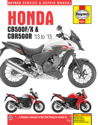 Kniha Honda CB500F/X & CBR500R update (13 -20) 