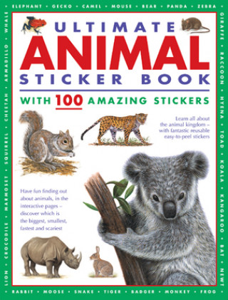 Carte Ultimate Animal Sticker Book with 100 amazing stickers 