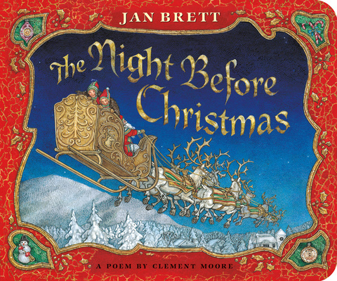 Книга Night Before Christmas Jan Brett