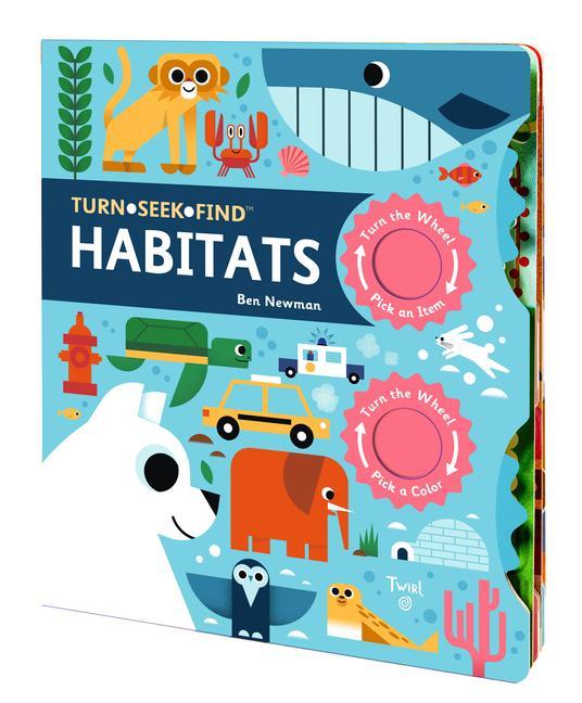 Kniha Turn Seek Find: Habitats 