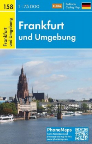 Tiskovina Frankfurt und Umgebung, Radkarte 1 : 75 000 spol. s r.o. FREYTAG - BERNDT