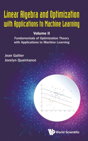 Könyv Linear Algebra And Optimization With Applications To Machine Learning - Volume Ii: Fundamentals Of Optimization Theory With Applications To Machine Le Jocelyn Quaintance