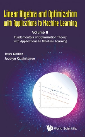 Knjiga Linear Algebra And Optimization With Applications To Machine Learning - Volume Ii: Fundamentals Of Optimization Theory With Applications To Machine Le Jocelyn Quaintance