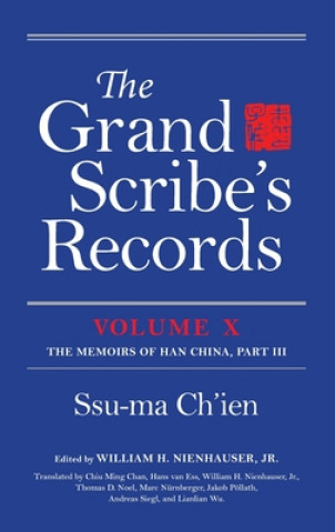 Kniha Grand Scribe's Records, Volume X Nienhauser