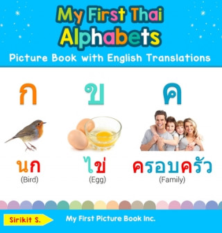 Kniha My First Thai Alphabets Picture Book with English Translations 