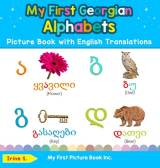 Buch My First Georgian Alphabets Picture Book with English Translations 