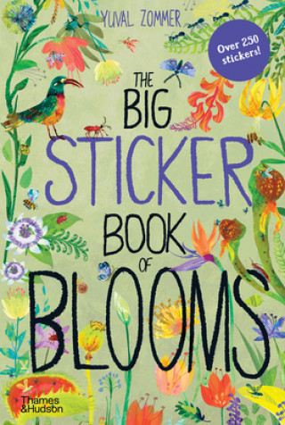 Książka Big Sticker Book of Blooms YUVAL ZOMMER