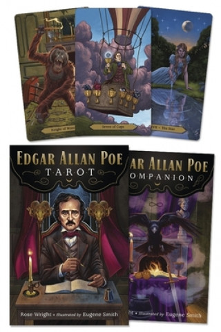 Tlačovina Edgar Allan Poe Tarot Rose Wright