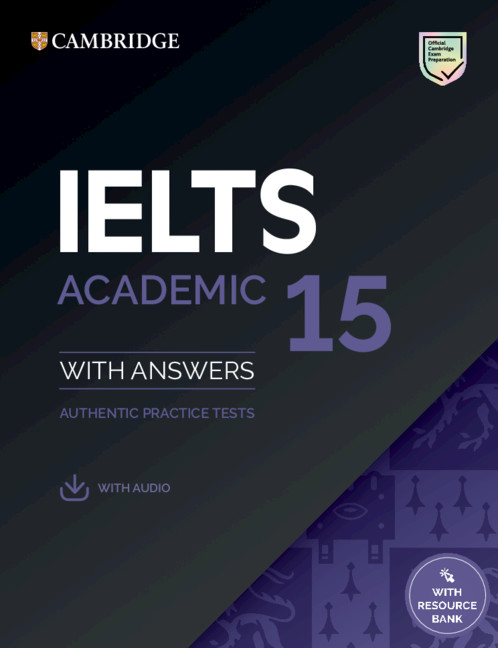 Book IELTS 15 Academic Student's Book with Answers with Audio with Resource Bank Cambridge University Press