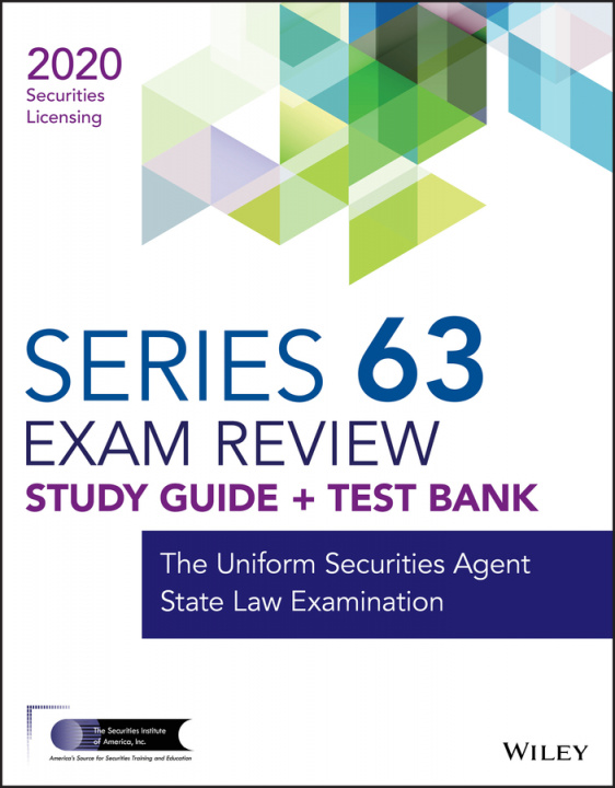 Kniha Wiley Series 63 Securities Licensing Exam Review 2020 + Test Bank Wiley