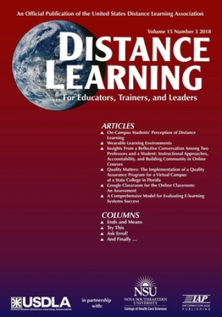 Buch Distance Learning Volume 15 Issue 3 2018 Michael Simonson
