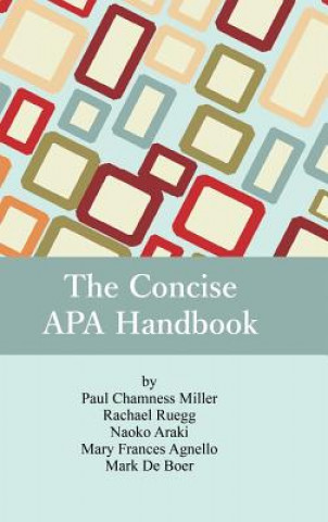 Knjiga Concise APA Handbook Rachael Ruegg