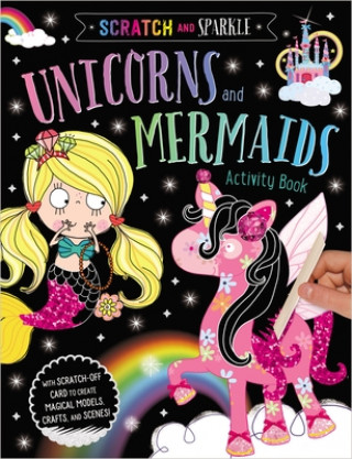 Książka Unicorns and Mermaids Activity Book Lara Ede