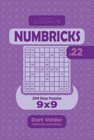 Kniha Sudoku Numbricks - 200 Easy Puzzles 9x9 (Volume 22) Dart Veider