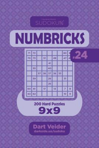 Kniha Sudoku Numbricks - 200 Hard Puzzles 9x9 (Volume 24) Dart Veider