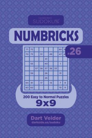 Książka Sudoku Numbricks - 200 Easy to Normal Puzzles 9x9 (Volume 26) Dart Veider